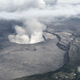 Aerial view of Kīlauea Volcano’s summit
